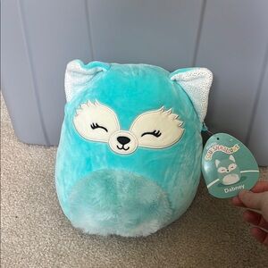Squishmallows Blue and White Plush Stuffed Animal